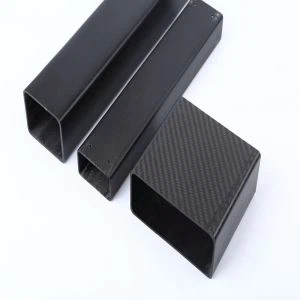 Kabòn Fib kare Tubes Customized